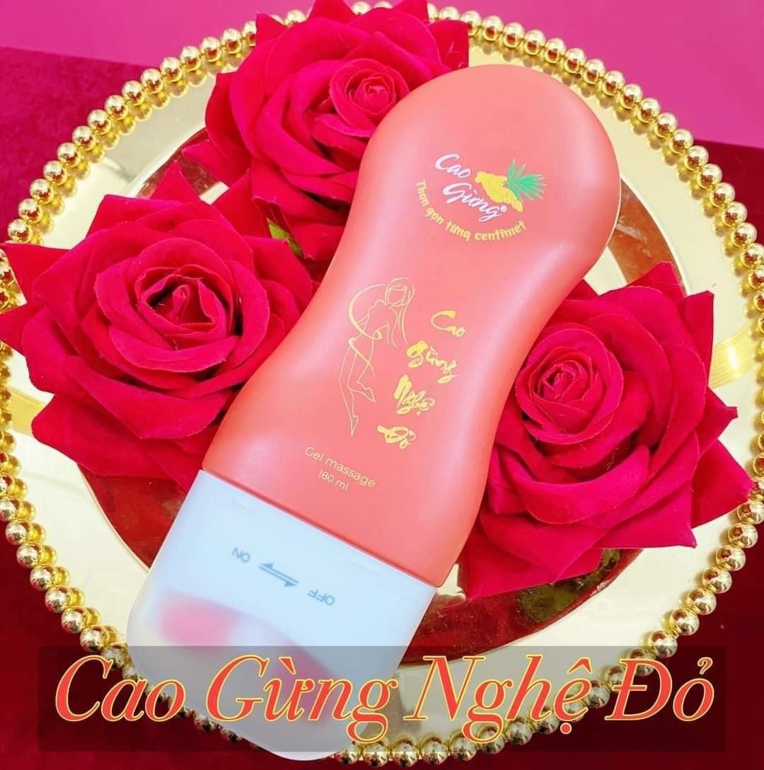 [HCM]Cao Gừng Nghệ Đỏ - Thanh Lăn Hủy Mỡ