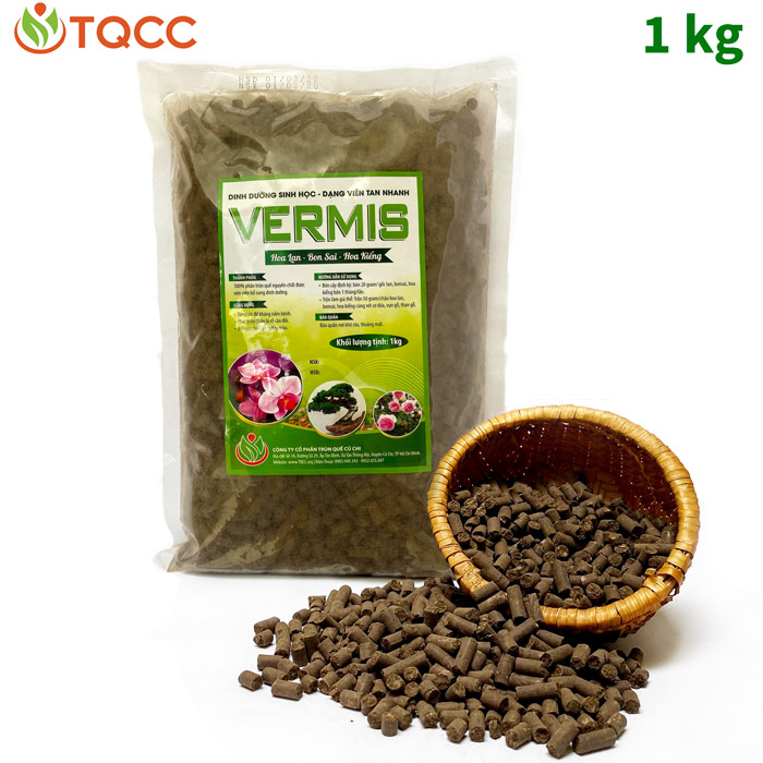 [HCM]Phân trùn quế tan nhanh Vermis-land gói 1kg