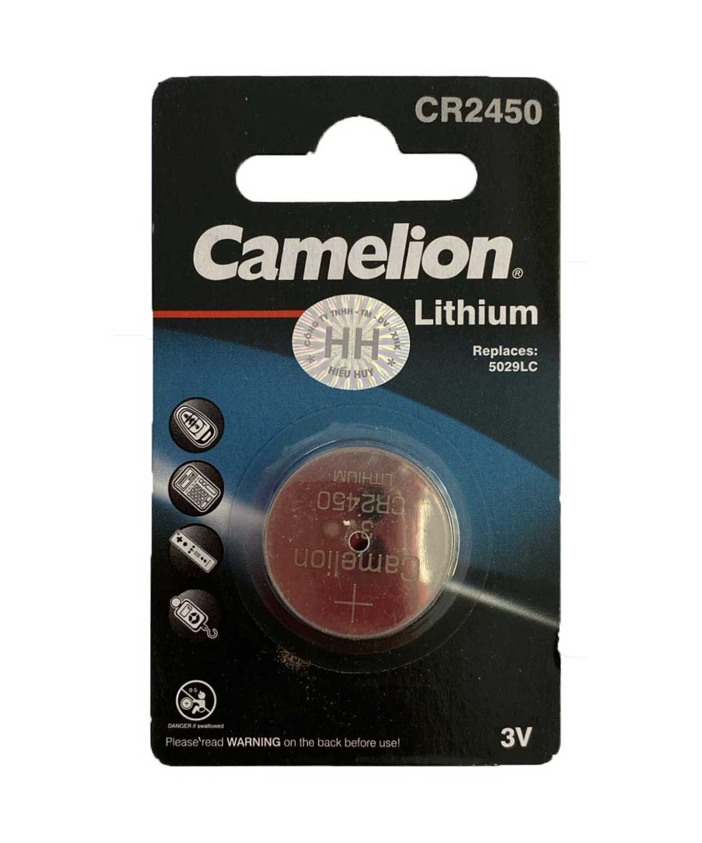 Pin cr2450 pin camelion cr2450; pin 3v lithium camelion cr2450