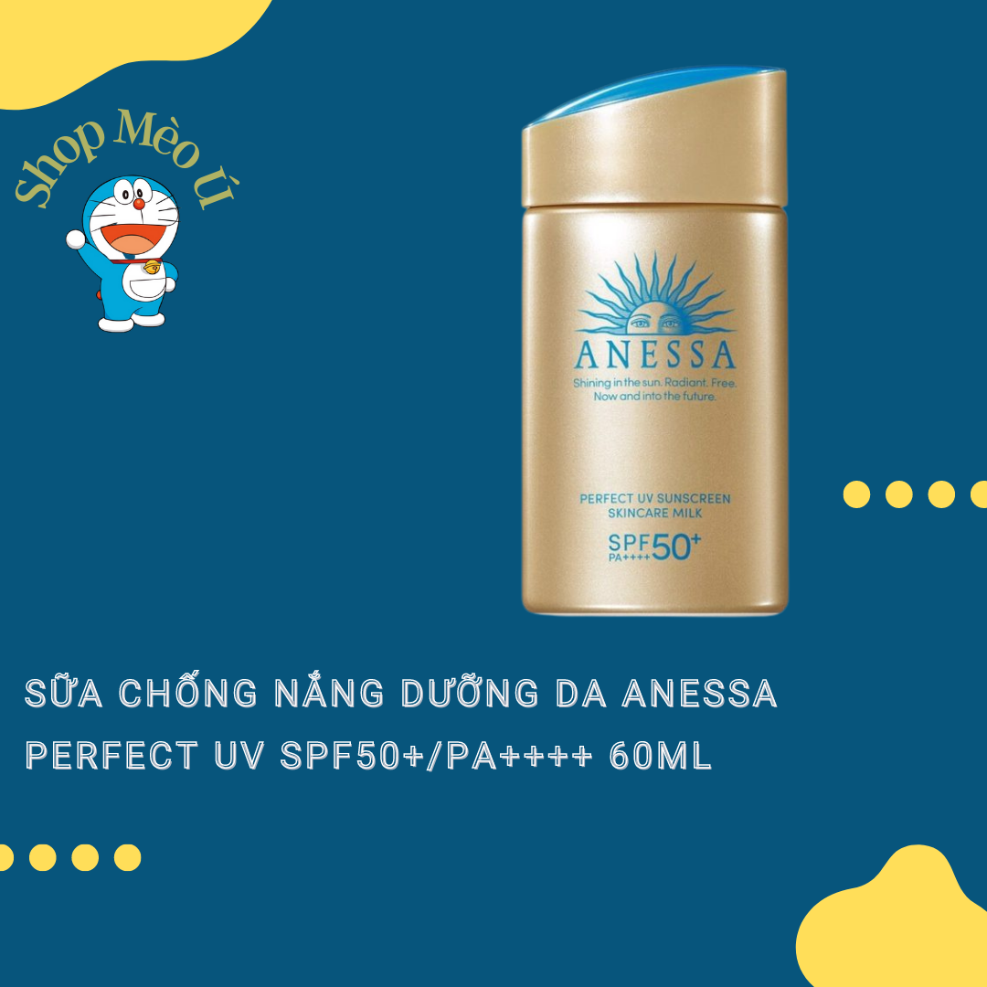 Sữa chống nắng dưỡng da anessa perfect uv spf50+/pa++++ 60ml