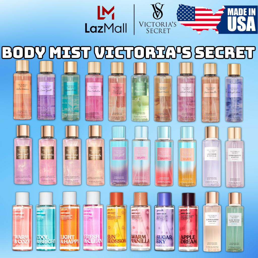 Body Mist Victoria Secret 250ml, Victoria Secret Body Mist Chính Hãng, Xịt Thơm Victoria Secret Chính Hãng 250ml