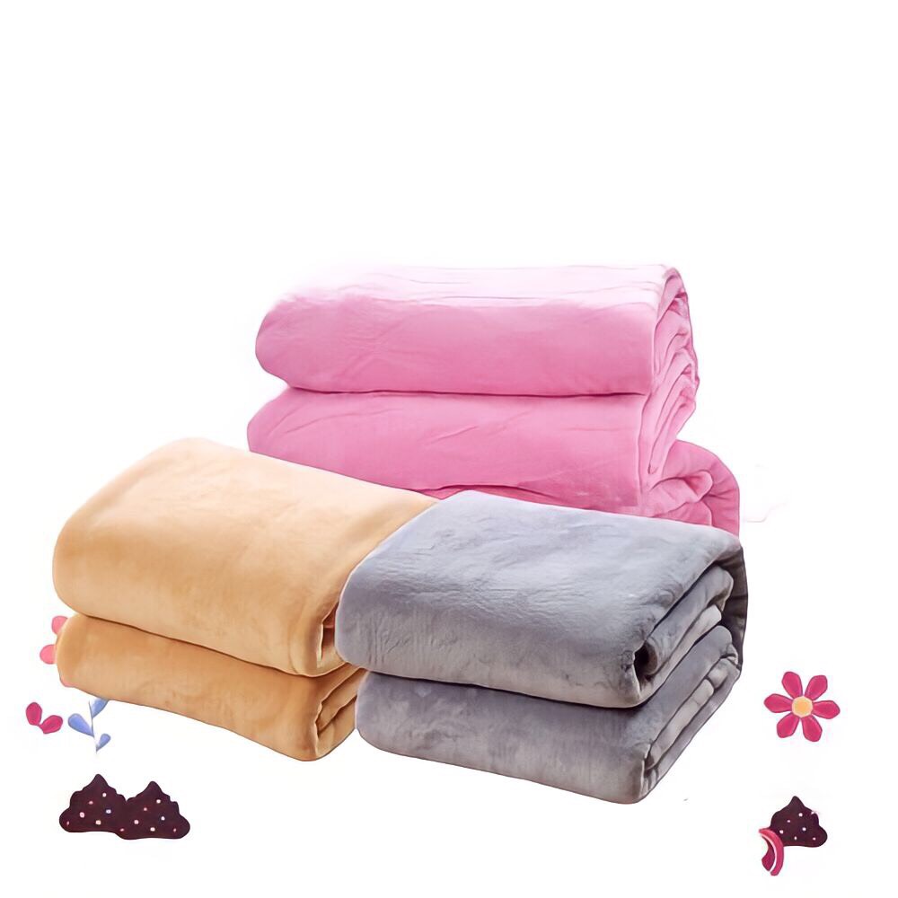 Chăn văn phòng 2m x 1m6 mềm mại chăn lông 2 mặt