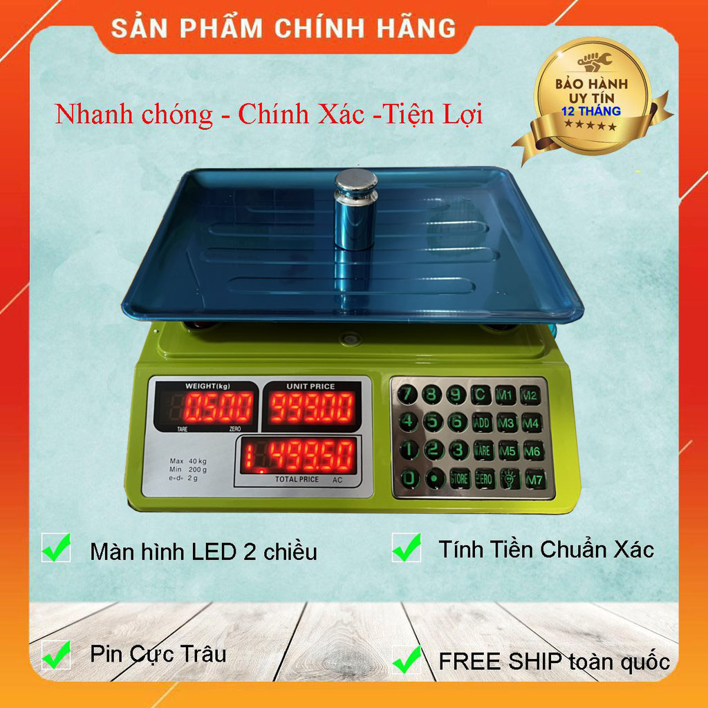 Cân điện tử tính tiền 40kg/5g giá rẻ