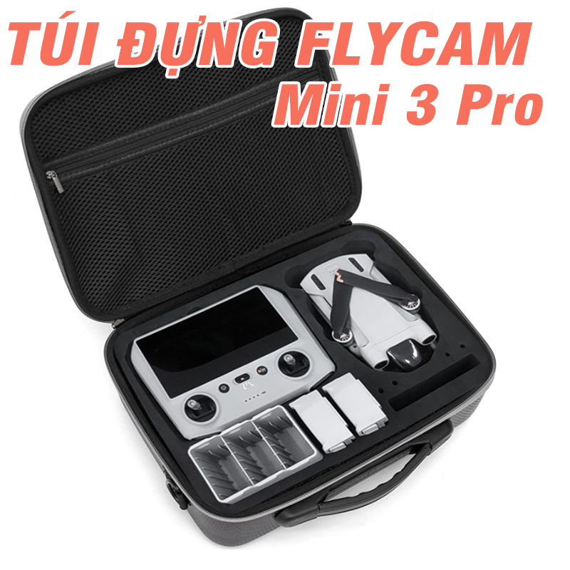 Túi đựng flycam DJI mini 3 /3 pro mini4 pro (mini 4pro) (Flycam DJI ) túi đựng chống nước, chống va đập và có dây đeo - phụ kiện flycam (drone)