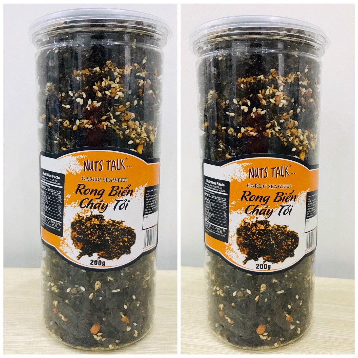 200G Rong Biển Cháy Tỏi Nuts Talk -Nuts Talk-Đồ Ăn Vặt-Ăn Vặt- Uy Tín