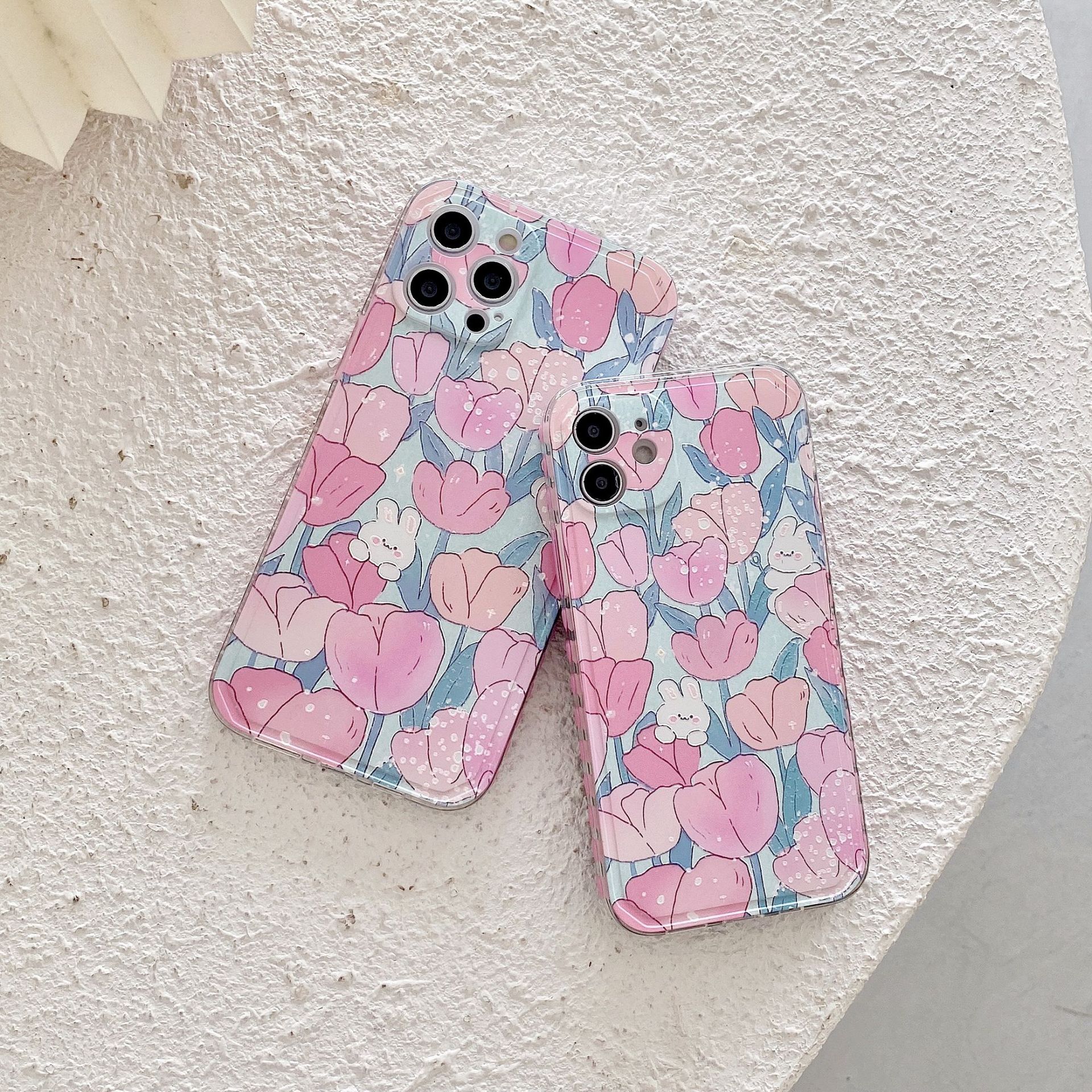 Ốp lưng iphone Hoa Tulip nhựa dẻo bảo vệ Camera Xsmax/ ip11/11pro/11promax/ip12/12pro/12promax