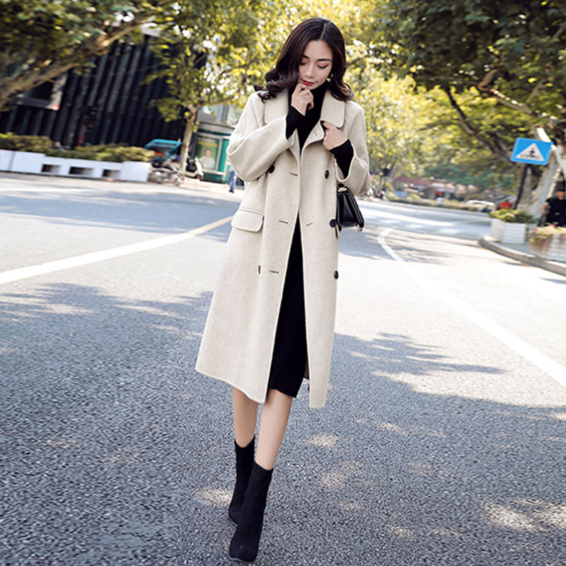 Áo Khoác Dạ Nữ Cao Cấp Đẹp Dáng Dài Phong Cách Hàn Quốc AD88 - Hàng Quảng Châu Cao Cấp.