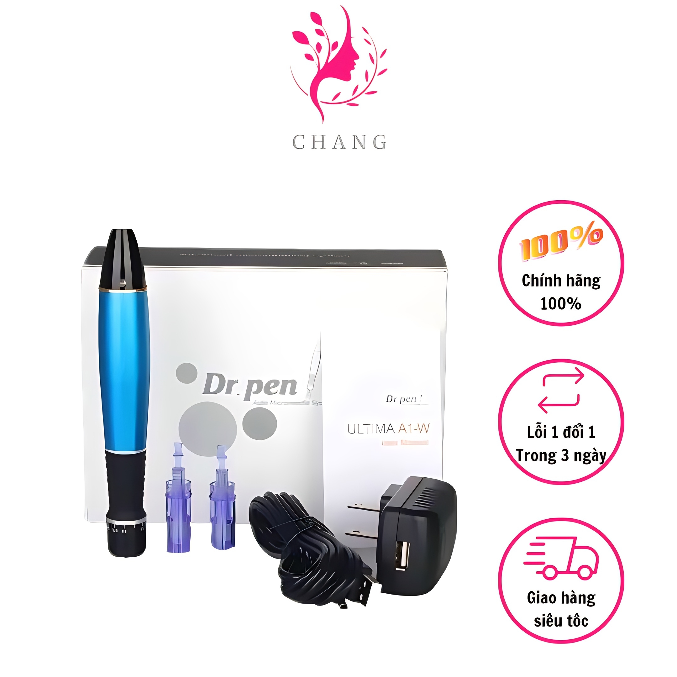 Máy phi kim, cấy phấn, cấy tảo drpen a1 tích điện & không tích điện