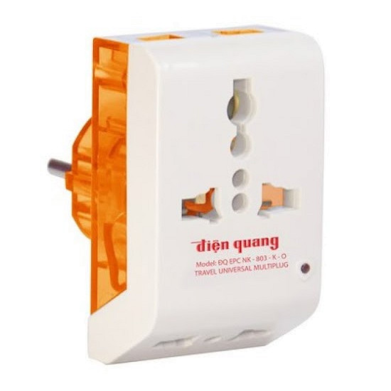 Phích cắm chuyển đa chiều Điện Quang đq epc nk-803-k-r