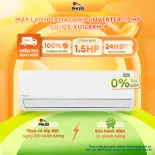 Máy lạnh Panasonic Inverter 1HP CU/CS-XU9BKH-8/ 1.5 HP CU/CS-XU12BKH-8 - Mẫu mới 2025 - Hàng Chính Hãng, Mới 100%