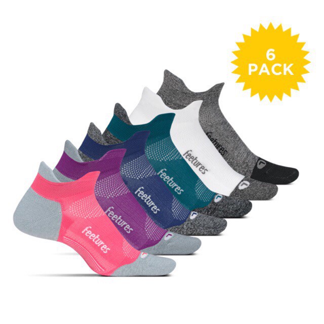 [THANH LÝ] Vớ Tất Thể Thao Nam Nữ Feetures Elite Cushion Cotton 100% Công Nghệ Khử Mùi Thấm Hút [TẤT 2 CHIẾC CÙNG 1 BÊN]