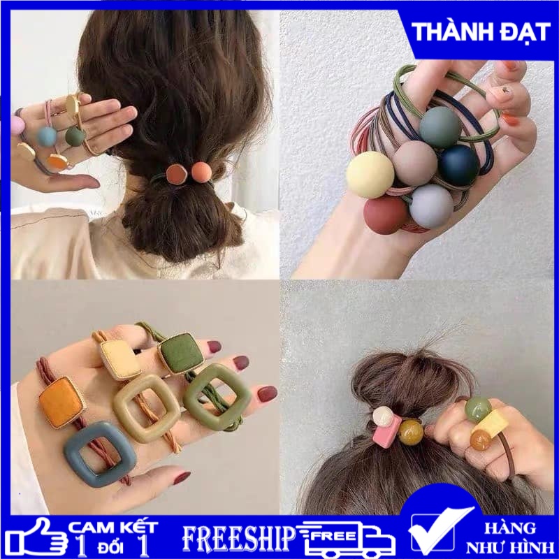 Set 20 dây chun buộc tóc, chun buộc tóc hàn quốc nhiều họa tiết, thun cột tóc nhiều màu, dây thun cột tóc cho nữ hàn quốc hot trend , cột tóc nữ, thun/chun cột tóc, phụ kiện tóc cho bé gái, dây cột tóc, chun buộc tóc