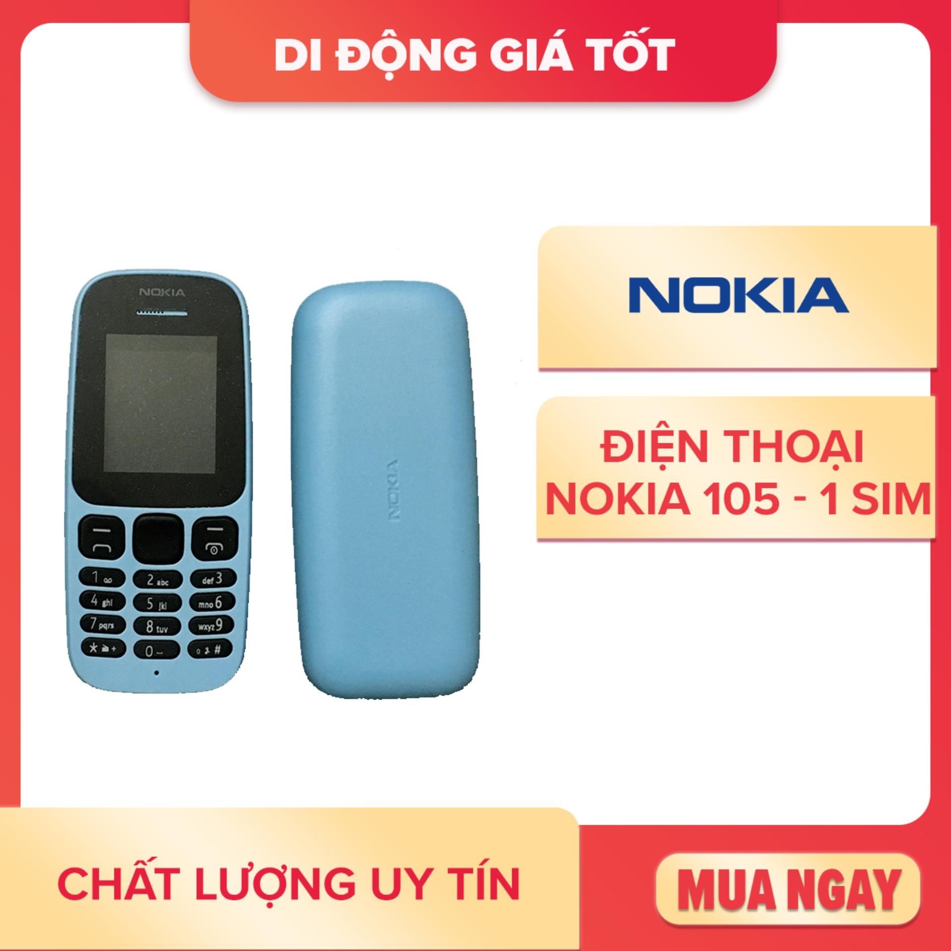 Điện Thoại giá rẻ Nokia 105 - 2017 - Độ bền cao chịu va đập