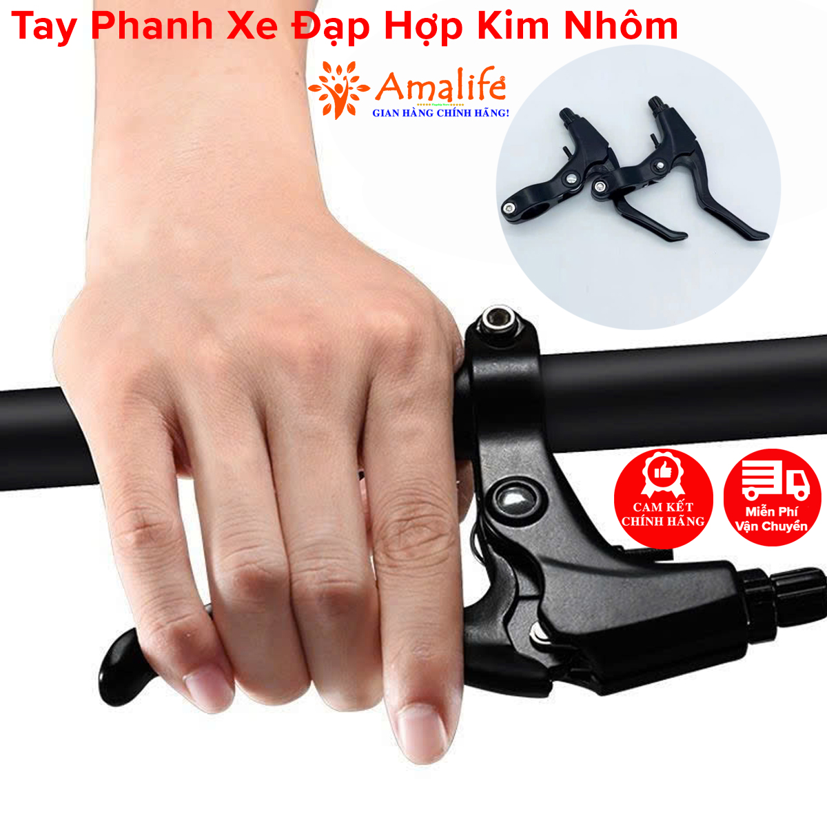 Tay Thắng – Tay Phanh Trước Sau Cho Xe Đạp Thể Thao Xe Đạp Địa Hình Hợp Kim Nhôm Fixed Gear Single Speed Hãng Amalife