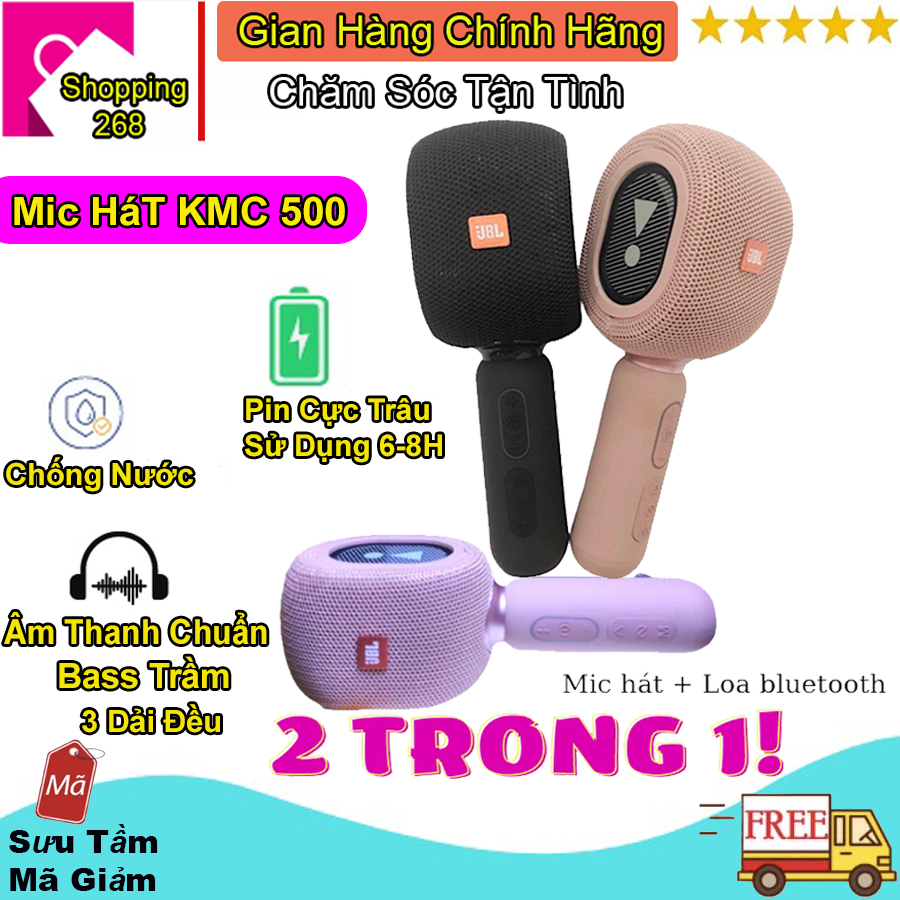 Mic Hát Karaoke Bluetooth JBL KMC 500 Micro Cao Cấp, miccro ko dây bluetooth, Míc hát karaoke cho điện thoại, mic hát karaoke bluetooth điện thoại, loa hát karaoke bluetooth, mic hat karaoke không dây, miccro ko dây đa năng