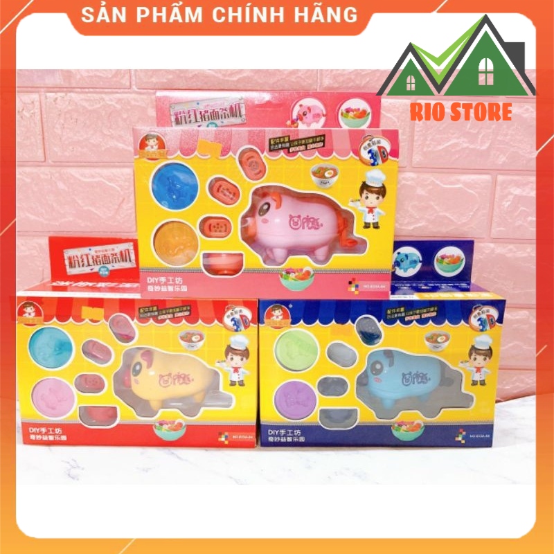 Con heo đất- Đồ chơi đất nặn làm mì mẫu heo con-Đồ chơi chú heo nặn đất sét làm mì cho bé thỏa sức sáng tạo