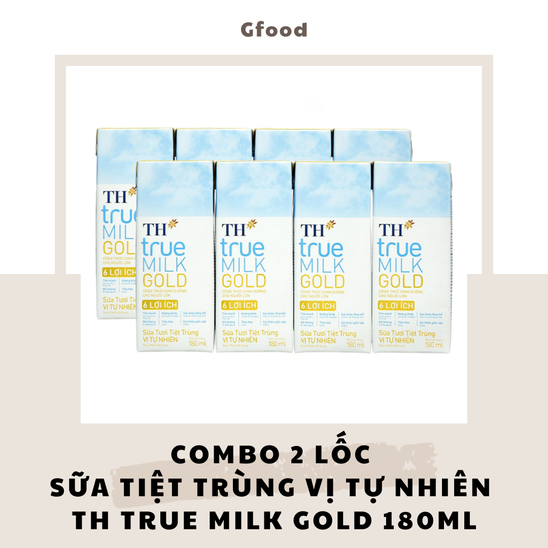 [COMBO 2 LỐC] TH True Milk Gold 180ml