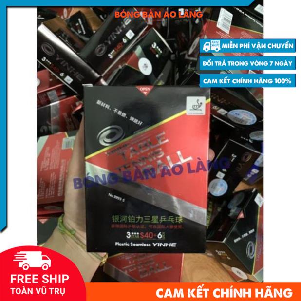 Bóng thi đấu yinhe đỏ 40+ tròn đều và độ bền cao