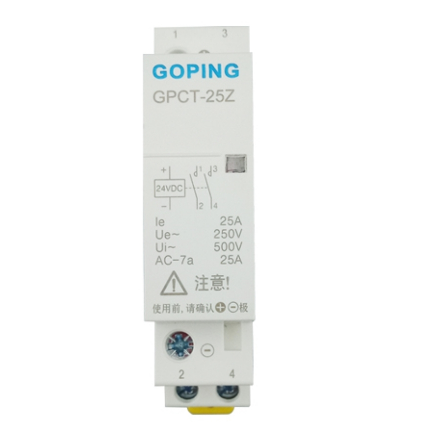 Bộ khởi động từ 1 pha, contactor goping 25a/220