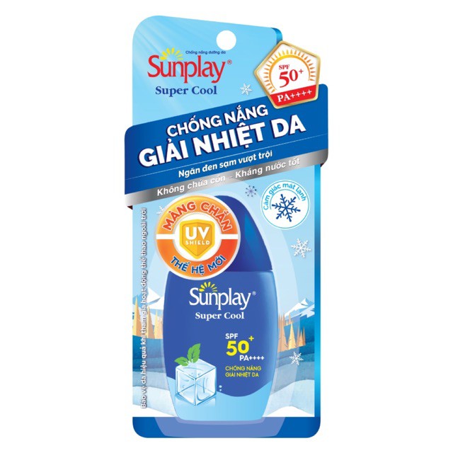 Kem chống nắng giải nhiệt da Sunplay Super Cool SPF50+ PA++++ 30g Sữa chống nắng Sunplay Mộc Diệp Cosmetic