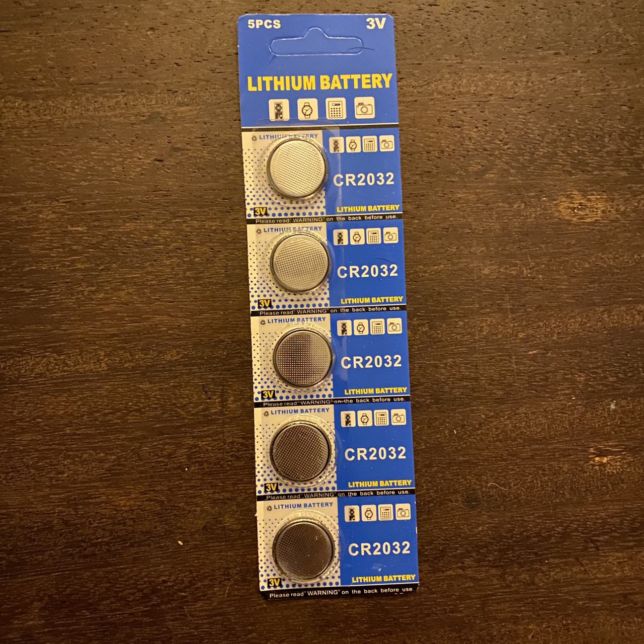 [HCM]1 Vĩ 5 Viên Pin CR2032 Dung Lượng Cao Lắp Cho Đèn Đom Đóm Và Đồ Điện Tử