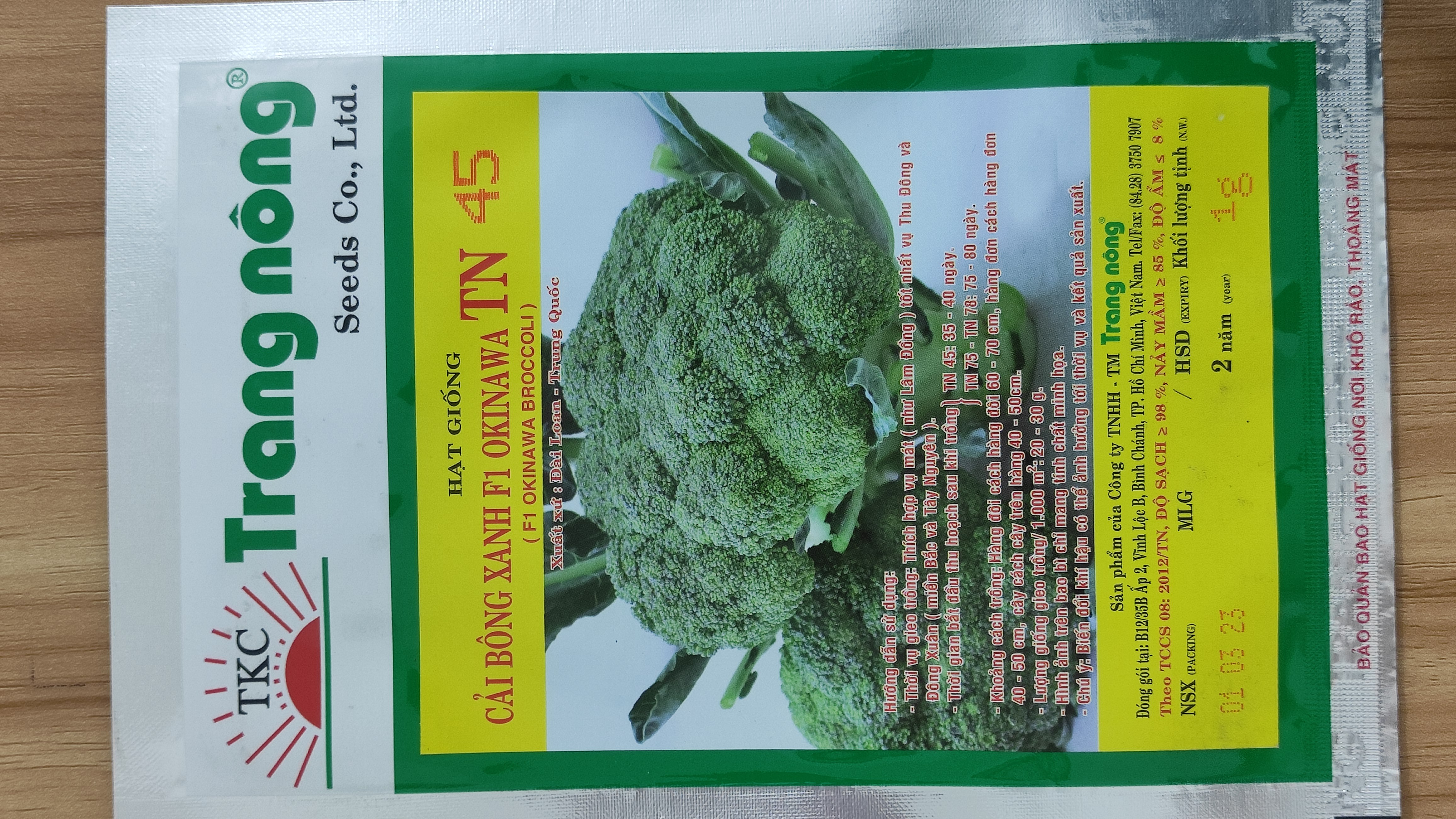Cải bông xanh f1 okinawa tn 45 trang nông 1g