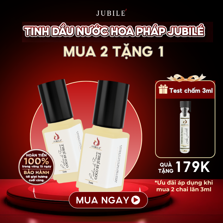 Le Jubilé - Tinh Dầu Nước Hoa Cao Cấp Mini Size 3ml Lăn