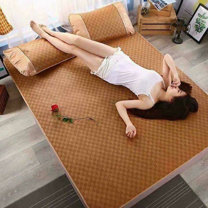 [Có Đủ Size] Chiếu Mây Điều Hoà, chiếu ngủ văn phòng, chất liệu sợi mây tổng hợp thoáng mát - chieu ngu van phong
