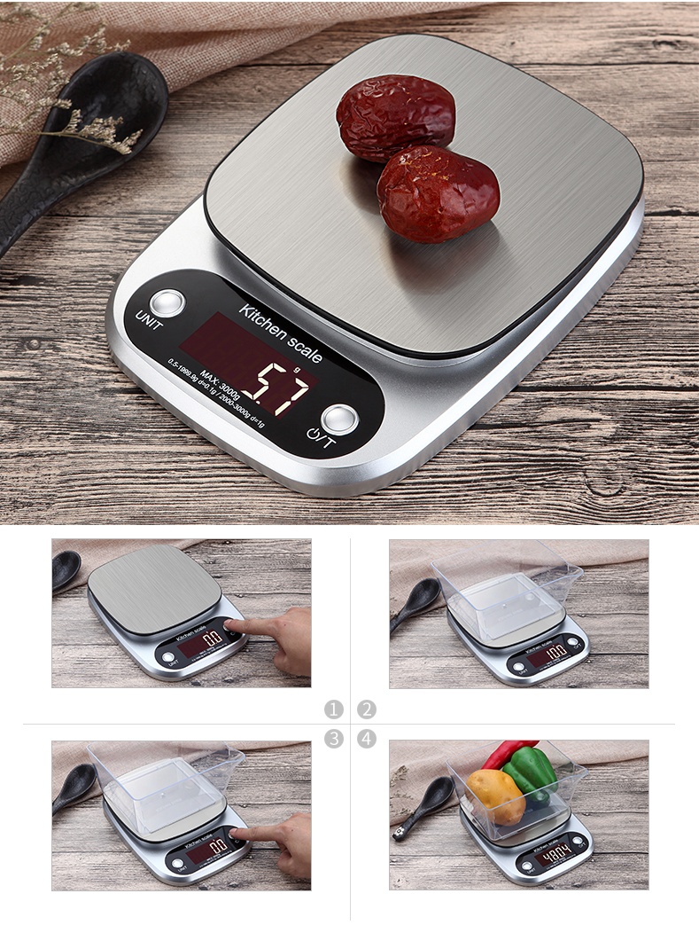 Cân điện tử nội trợ loại 3Kg