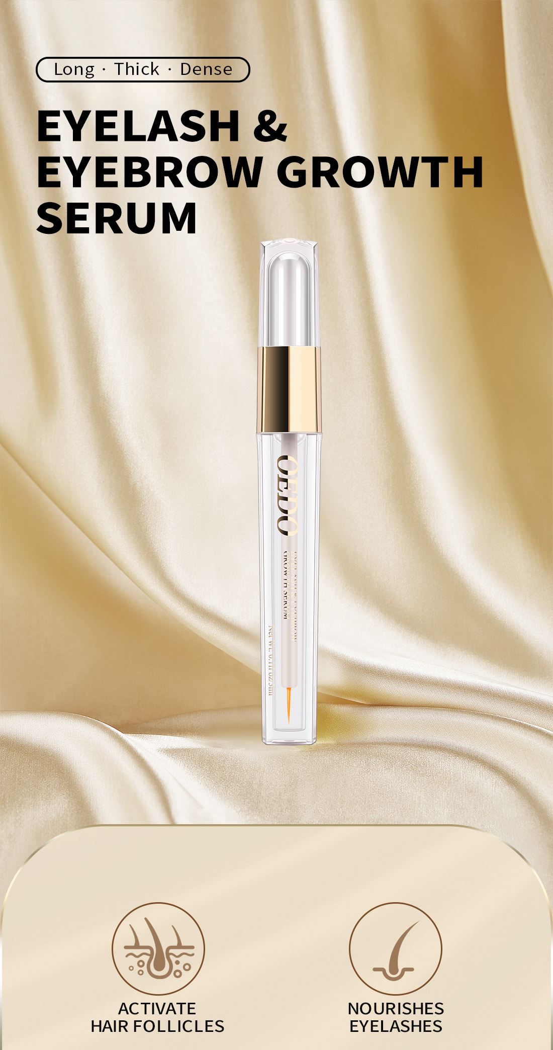 OEDO 3 cây serum làm dài và dày lông mi cung cấp dưỡng chất cho đôi mắt quyến rũ - INTL