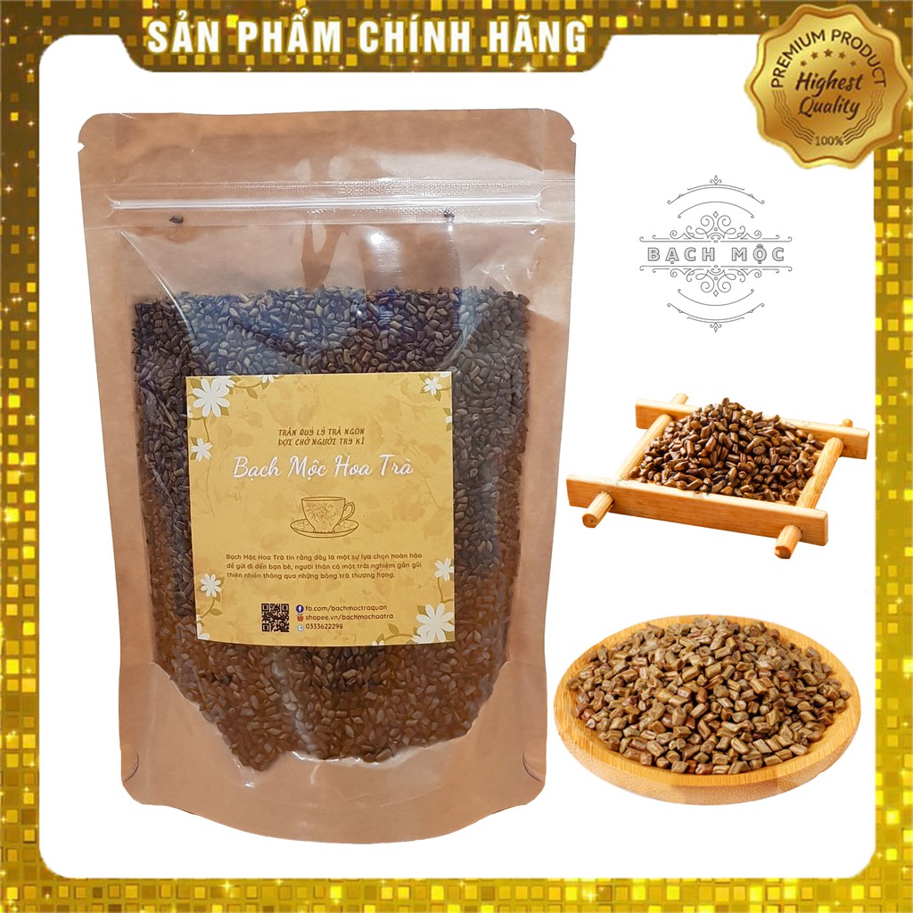 Thảo Quyết Minh / Hạt Muồng Cao Cấp Thượng Hạng - Hỗ Trợ An Thần, Sáng Mắt, Nhuận Tràng gói 100g  - Bạch Mộc Trà Quán
