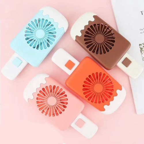 Quạt câm tay dd-1180 hình que kem, quạt cầm tay mini hình que kem, quạt mini cầm tay hình que kem độc đáo , quạt cầm tay mini handy fan, quạt mini cầm tay hình que kem đáng yêu