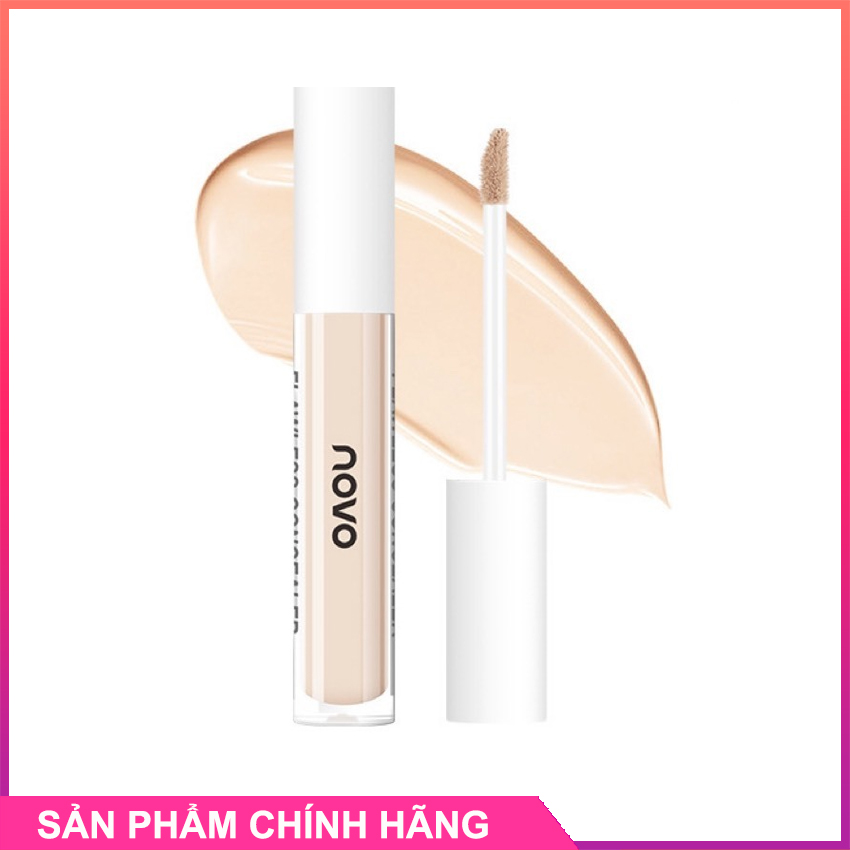 Che khuyết điểm, kem che khuyết điểm novo silky moisturizing liquid concealer - nov01
