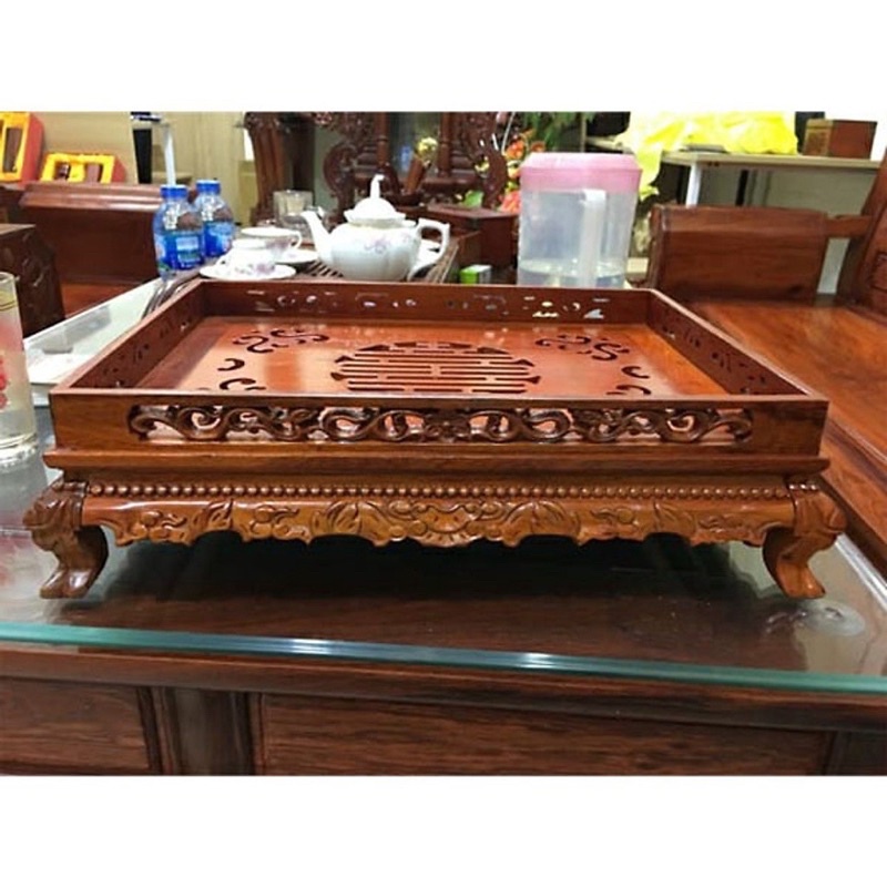 Khay trà gỗ hương loại lớn Sức khỏe