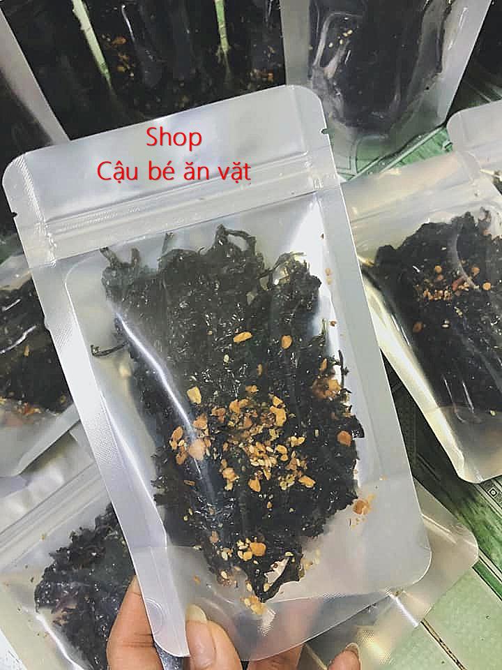 Rong biển cháy tỏi mè túi 40g