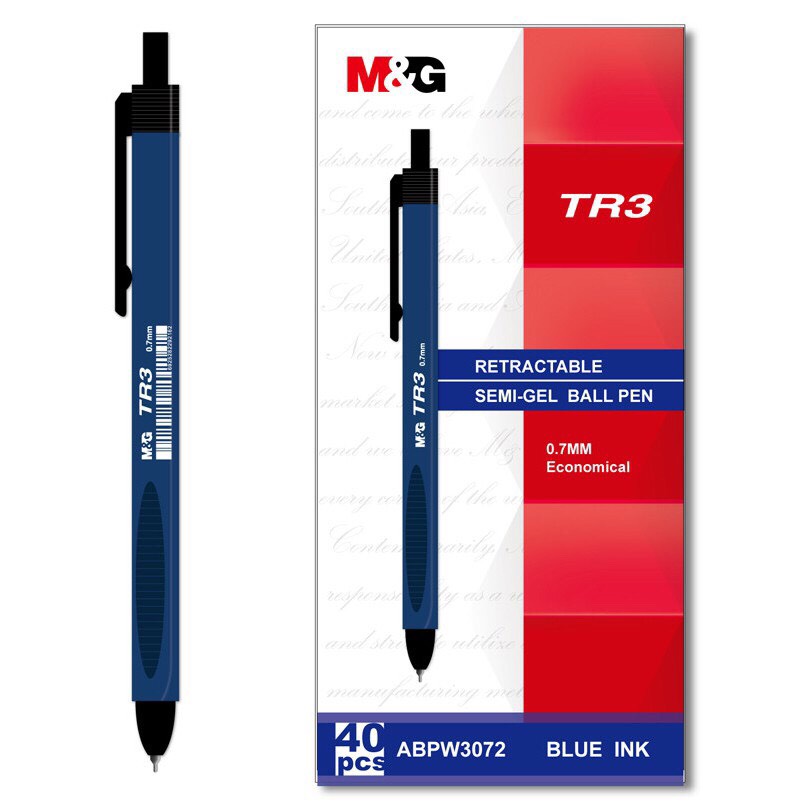 Combo 10 chiếc bút bi M&G TR3/Bút văn phòng phẩm Thủ đô