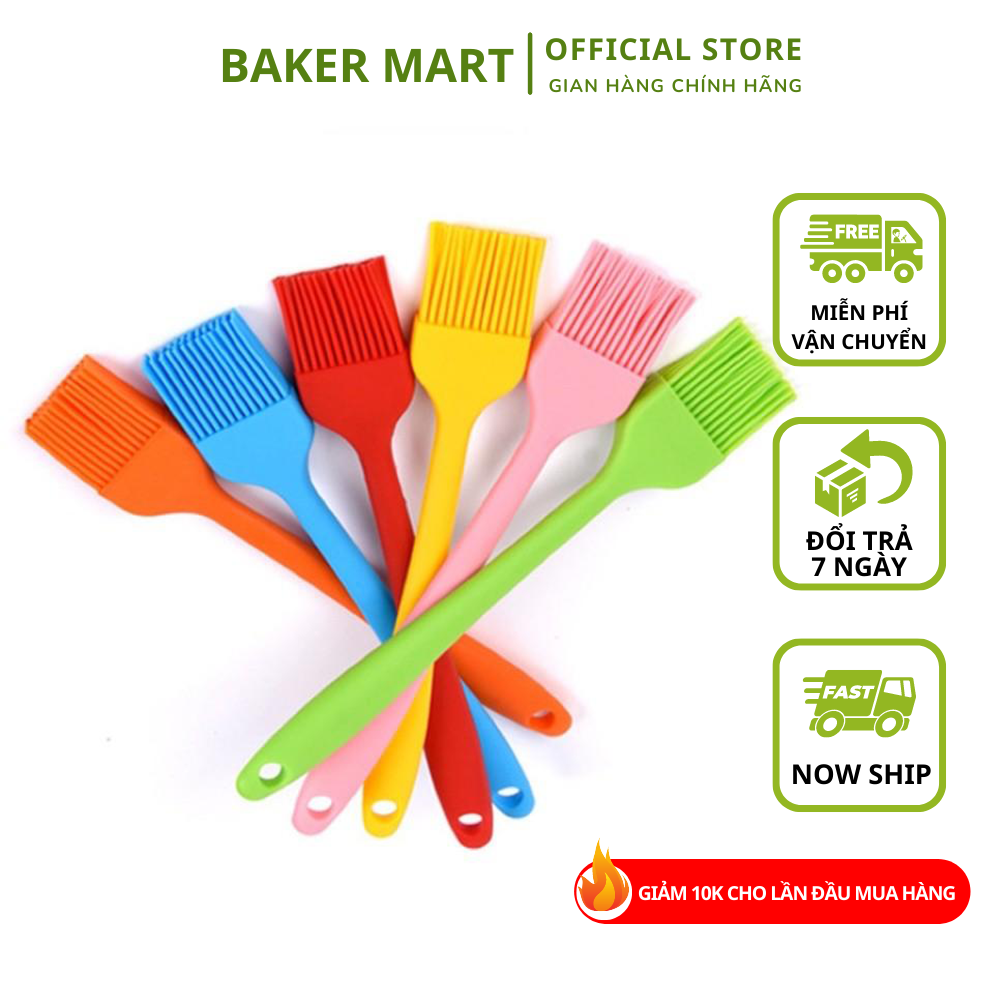 Dụng cụ làm bánh: chổi quét dầu mỡ, nước sốt -  Dụng cụ làm bánh BAKER MART