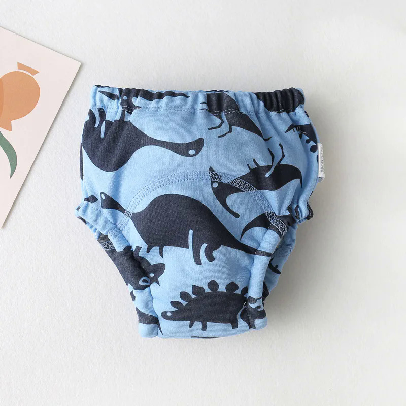 Baby Waterproof Reusable Training Pants Cute Cotton Baby Diaper Infant Shorts Nappies Panties Nappy Changing Underwear Cloth New