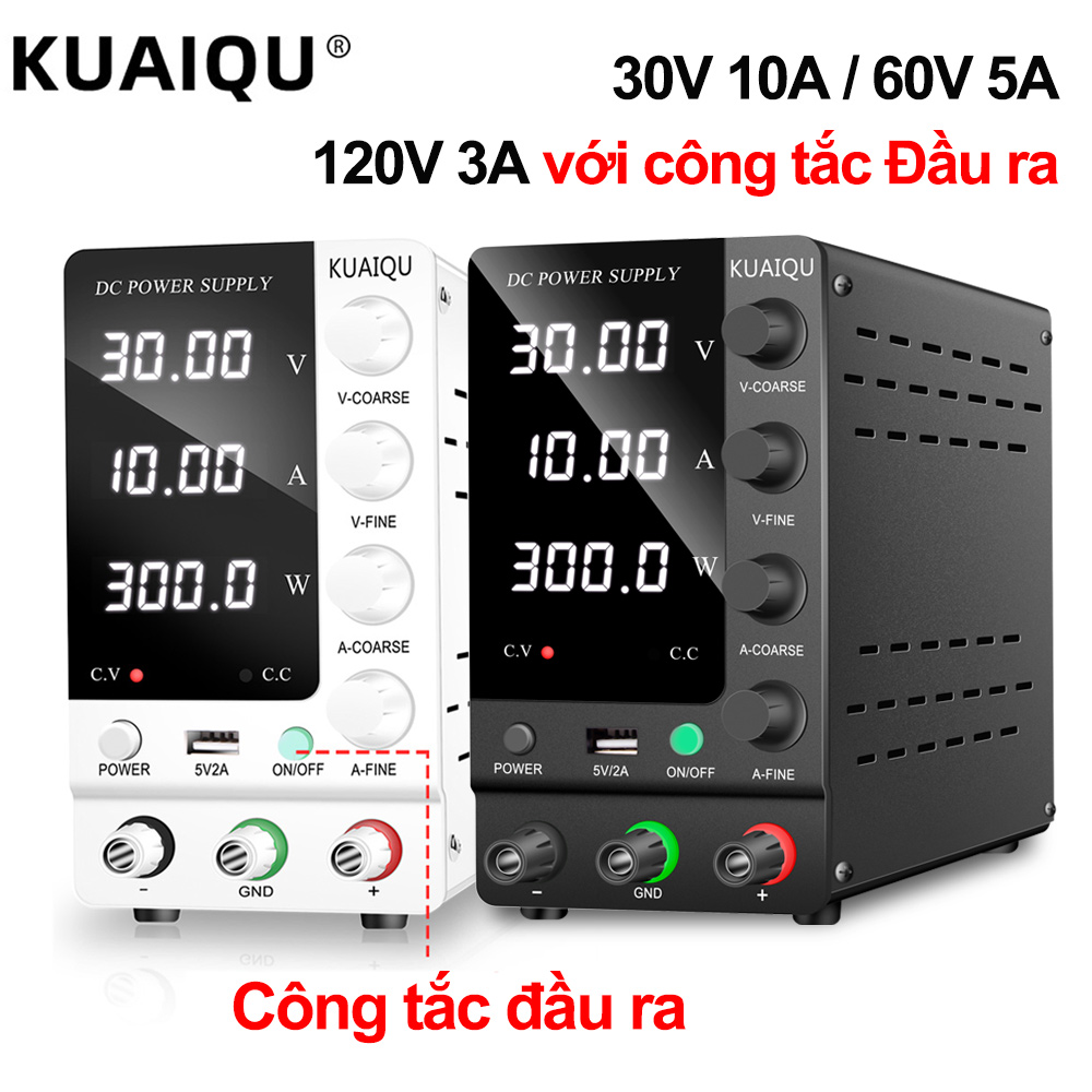 Kuaiqu nguồn cấp điện dc 30v 10a nguồn cấp điện dc máy cấp nguồn cho điện thoại / laptop 30v 10a dc power supply chuyên dụng sửa chữa phòng thí nghiệm
