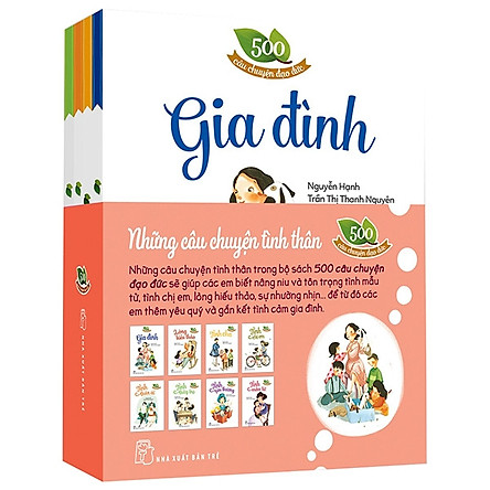 Sách nxb trẻ - combo 500 câu chuyện đạo đức: những câu chuyện về tình thân