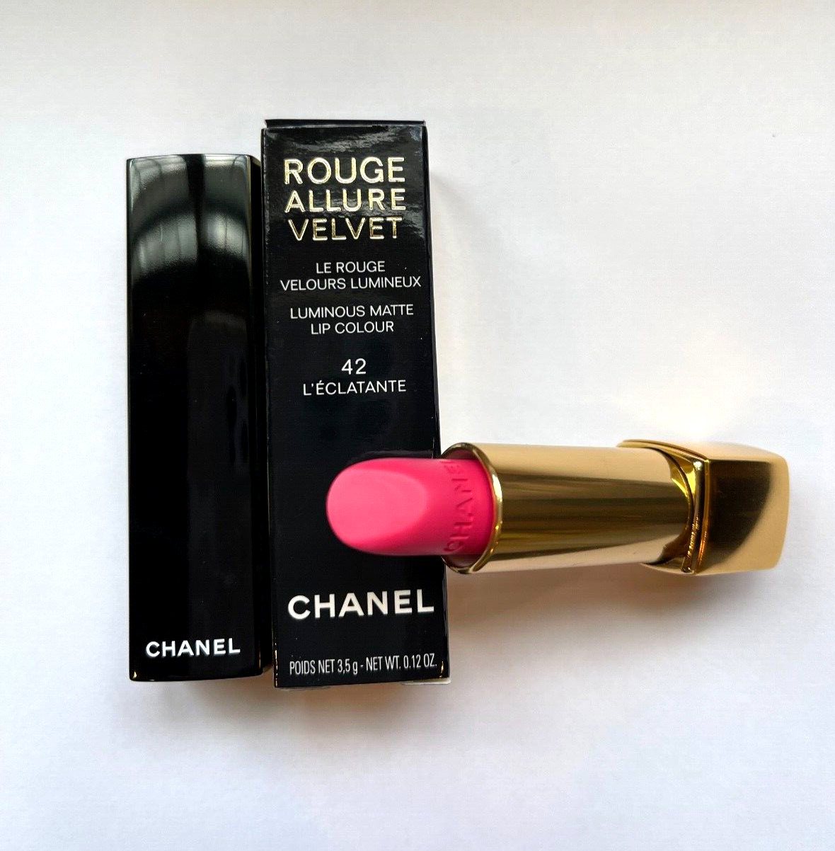 Chanel Rouge Allure Velvet Leclatante Review Swatch  FOTD