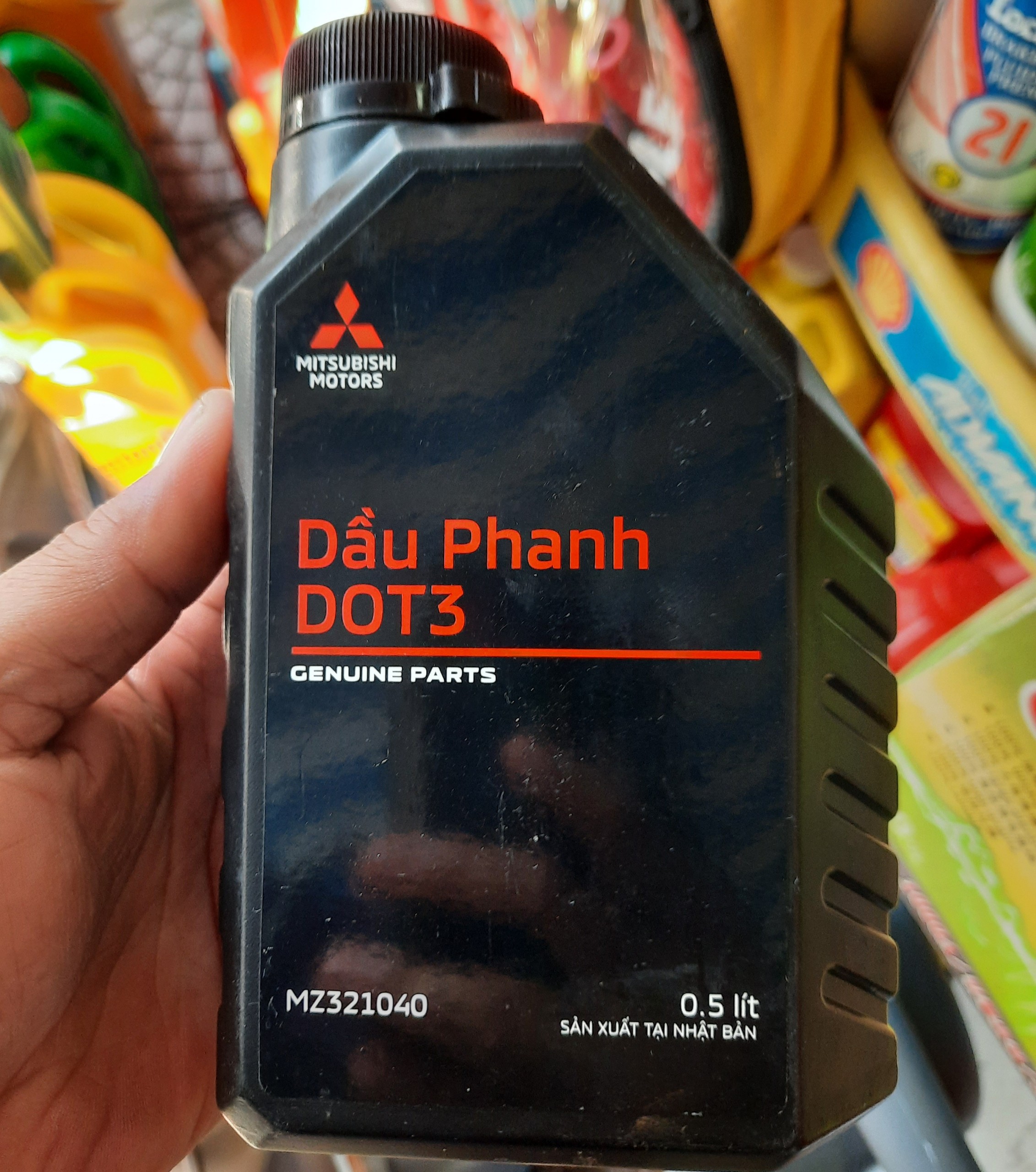 [HCM][Dầu thắng chính hãng] Mitsubishi Motor DOT 3 GENUINE PARTS 500ML