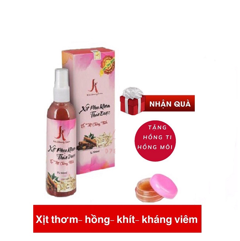 Xịt phụ khoa dung dịch vệ sinh phụ nữ kháng viêm se khít hồng hào