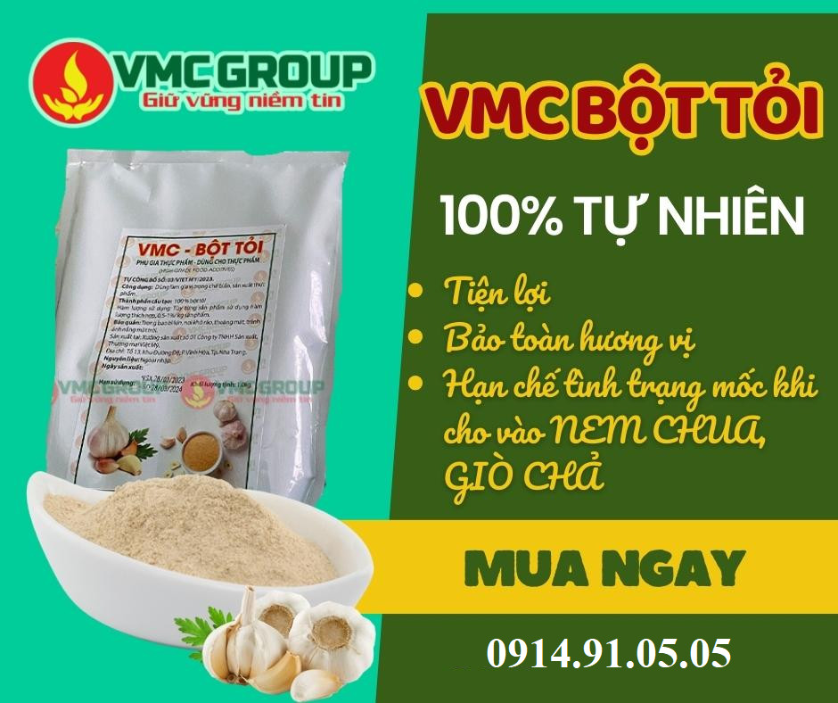Combo 2kg Bột tỏi thực phẩm combo 2kg