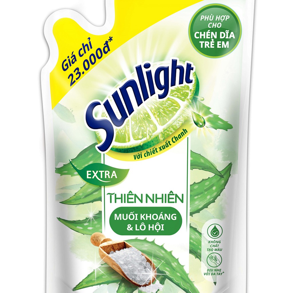 Nước rửa chén bát Sunlight Thiên Nhiên Túi 750G