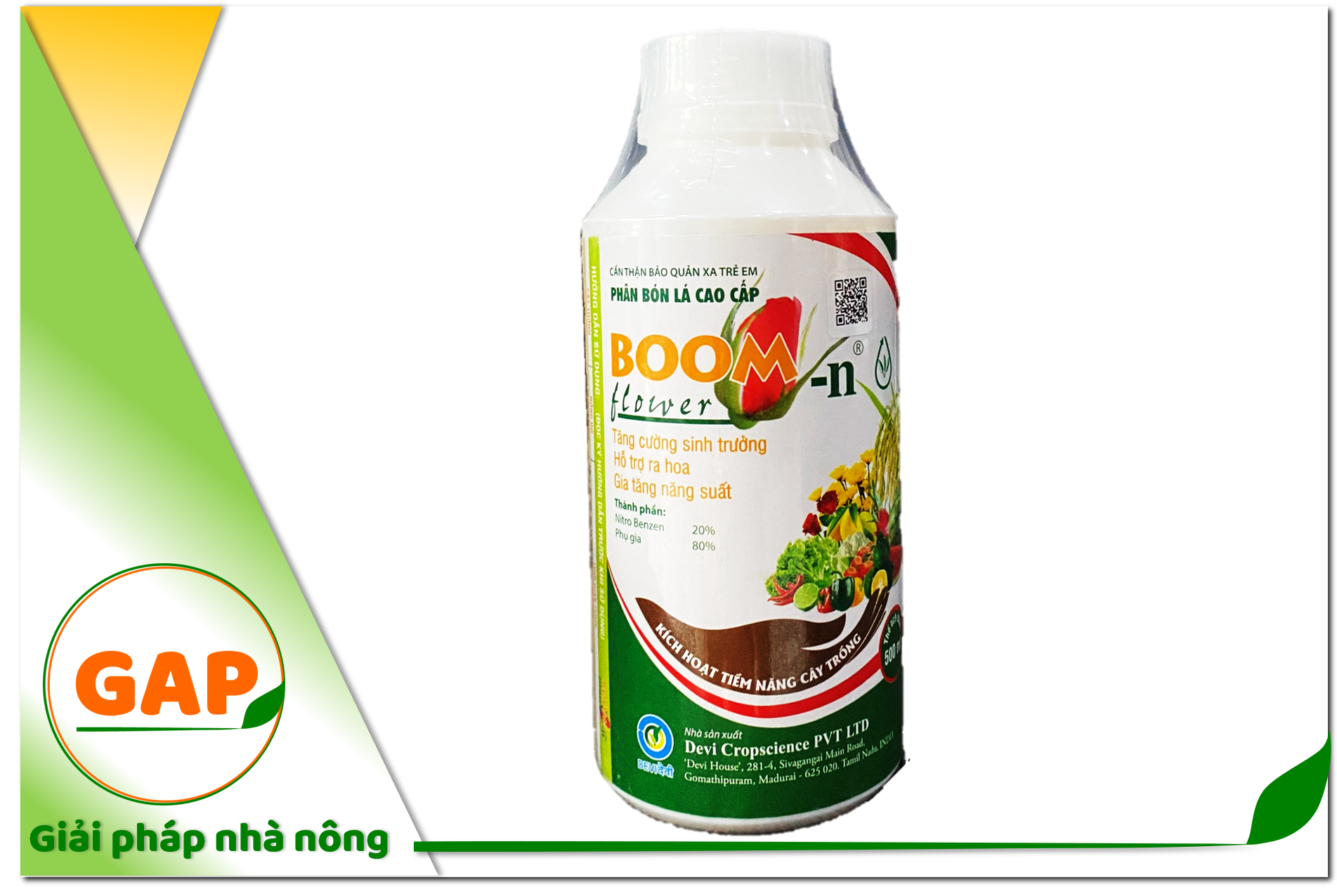Boom Flower 500ml Phân bón lá cao cấp Lộc Trời