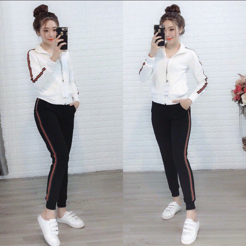 SÉT BỘ THỂ THAO THU ĐÔNG, KHOÁC CỔ CAO NĂNG ĐỘNG