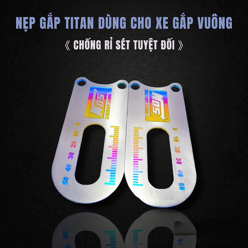 Nẹp gắp , nẹp gắp titan dùng cho mọi dòng xe