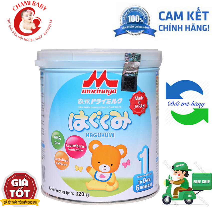 Sữa Morinaga Hagukumi số 1 tốt cho tiêu hóa.