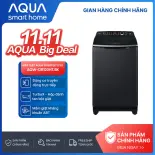 [SALE SỐC] Máy giặt cửa trên Aqua Inverter 12KG AQW-DR120HT.BK - Miễn phí vận chuyển toàn quốc - Hỗ trợ lắp đặt